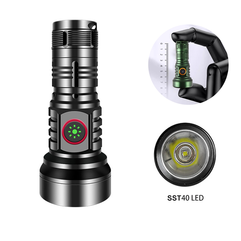 Edc Day Carry - USB recarregável lanterna LED, de alta