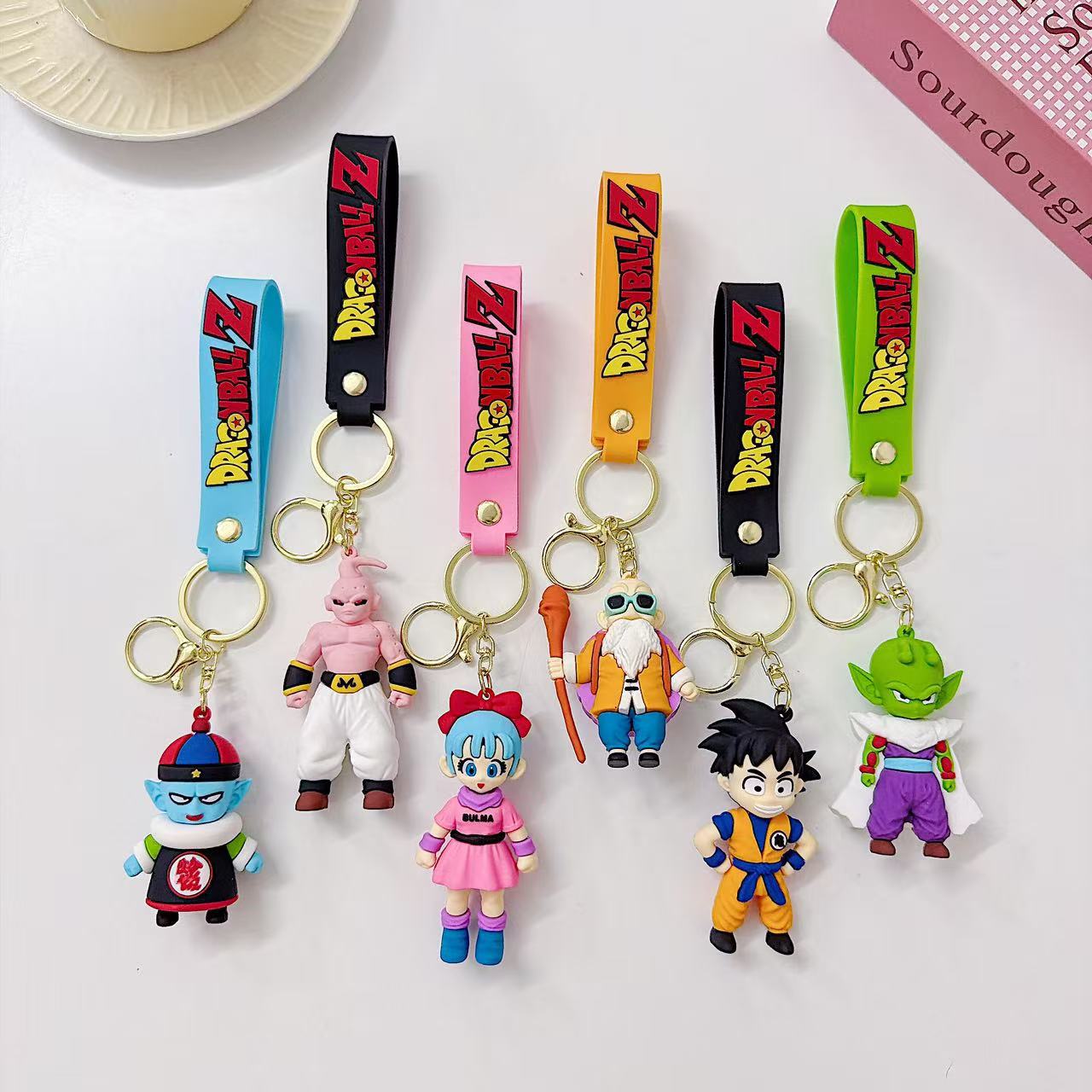 Carabiner Keychain - 1/6 peças Chaveiro de Anime Dragon