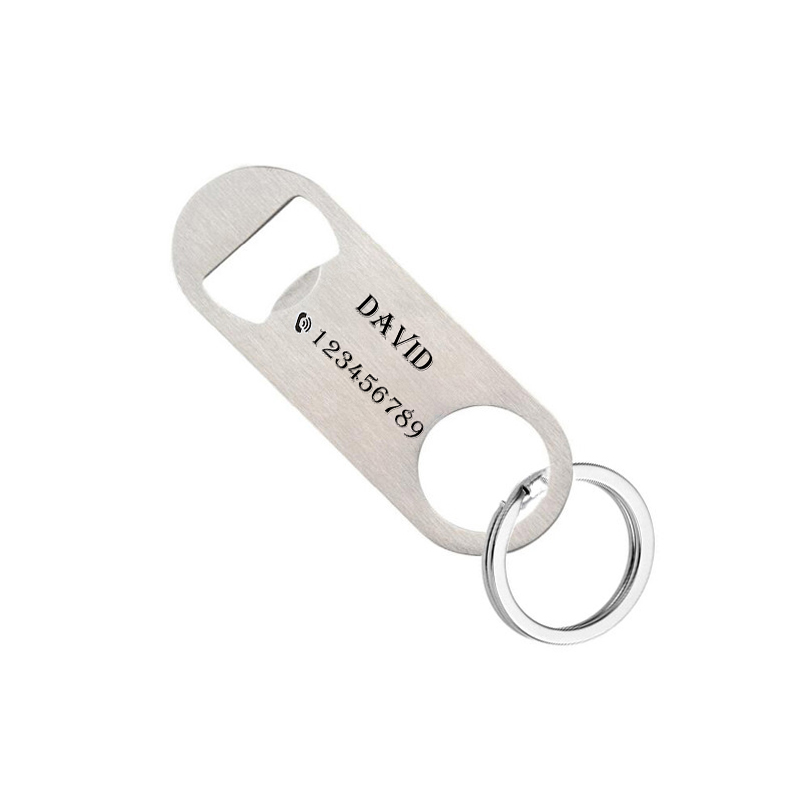 Bottle Opener Keyring - Chaveiro personalizado com gravação a laser,