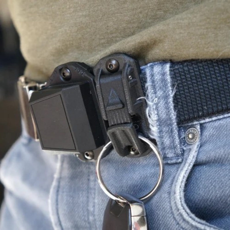 Edc Carry Belt - Clipe multifuncional para cinto de mochila,