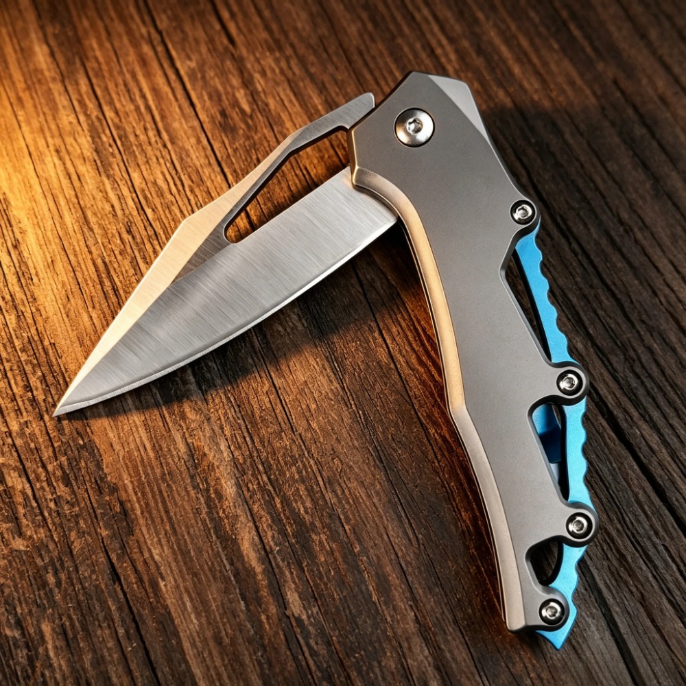 Edc Concealed Carry Knife - Faca Dobrável Compacta EDC com Lâmina