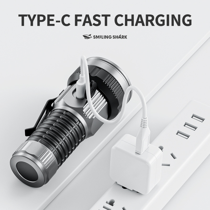 Pequena lanterna led usb c rec - Edc Day Carry avaliação e preço