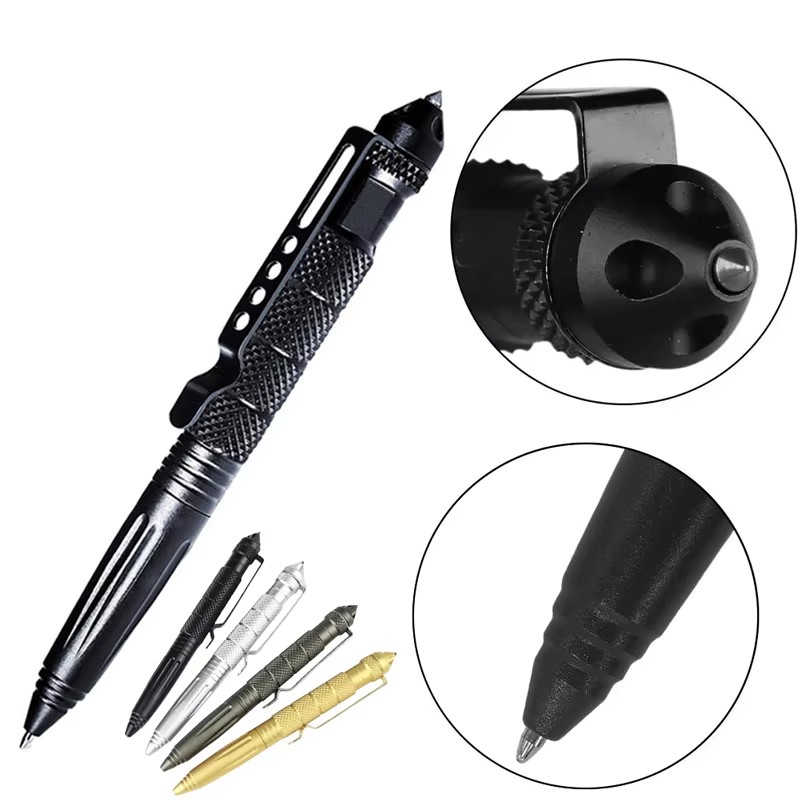 Caneta tática militar de metal - Pen Tactical Glass avaliação e preço