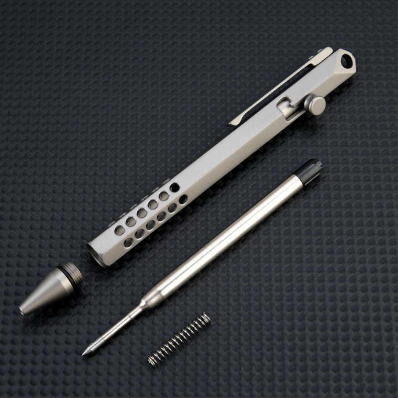 Liga de titânio caneta portáti - Pen Tactical Glass avaliação e preço