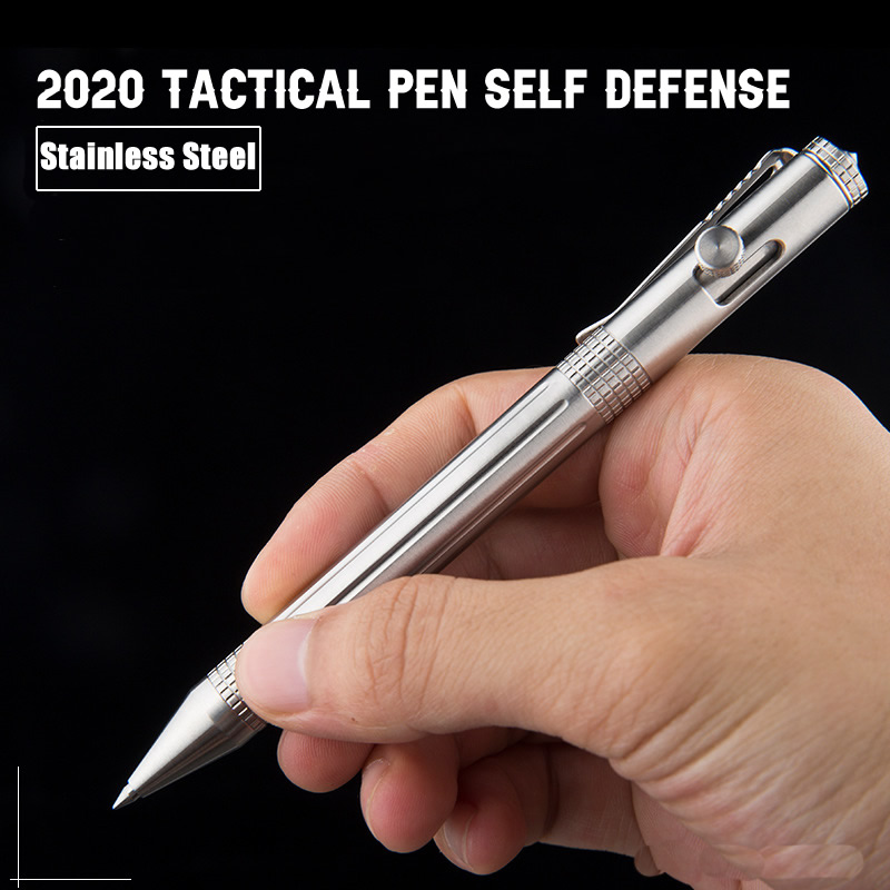 Nova auto defesa de aço inoxid - Pen Tactical Glass avaliação e preço