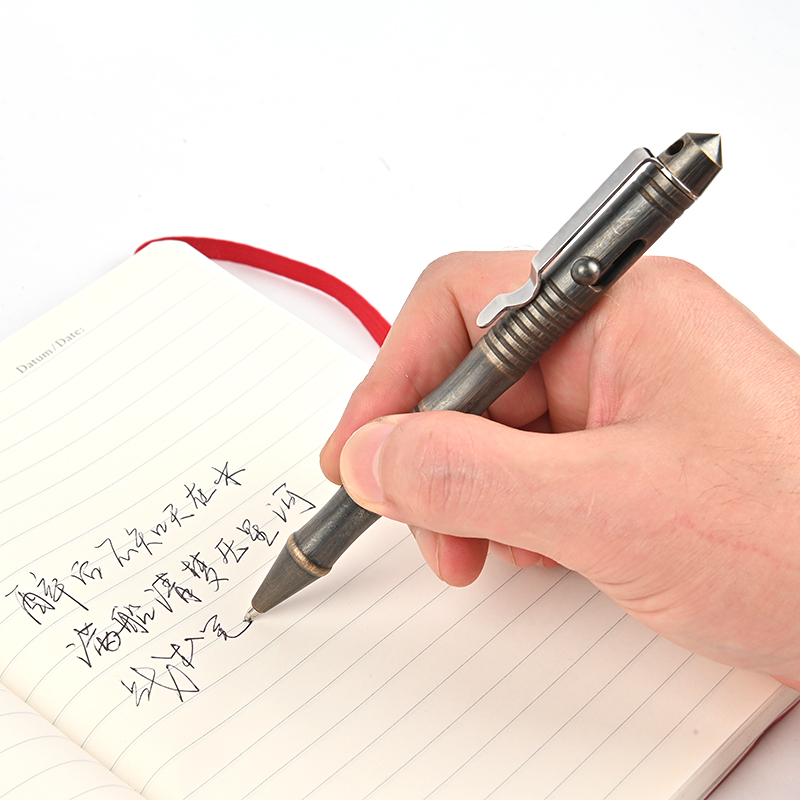 Caneta tática de bronze para a - Pen Tactical Glass avaliação e preço