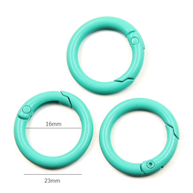 5-20 pçs colorido primavera o  - Carabiner Keychain avaliação e preço