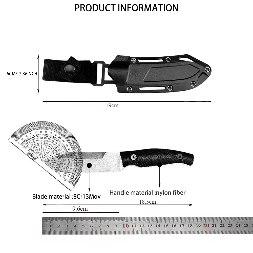 KS 1083 Faca reta pequena pret - Edc Carry Fixed Blade Knife avaliação e preço