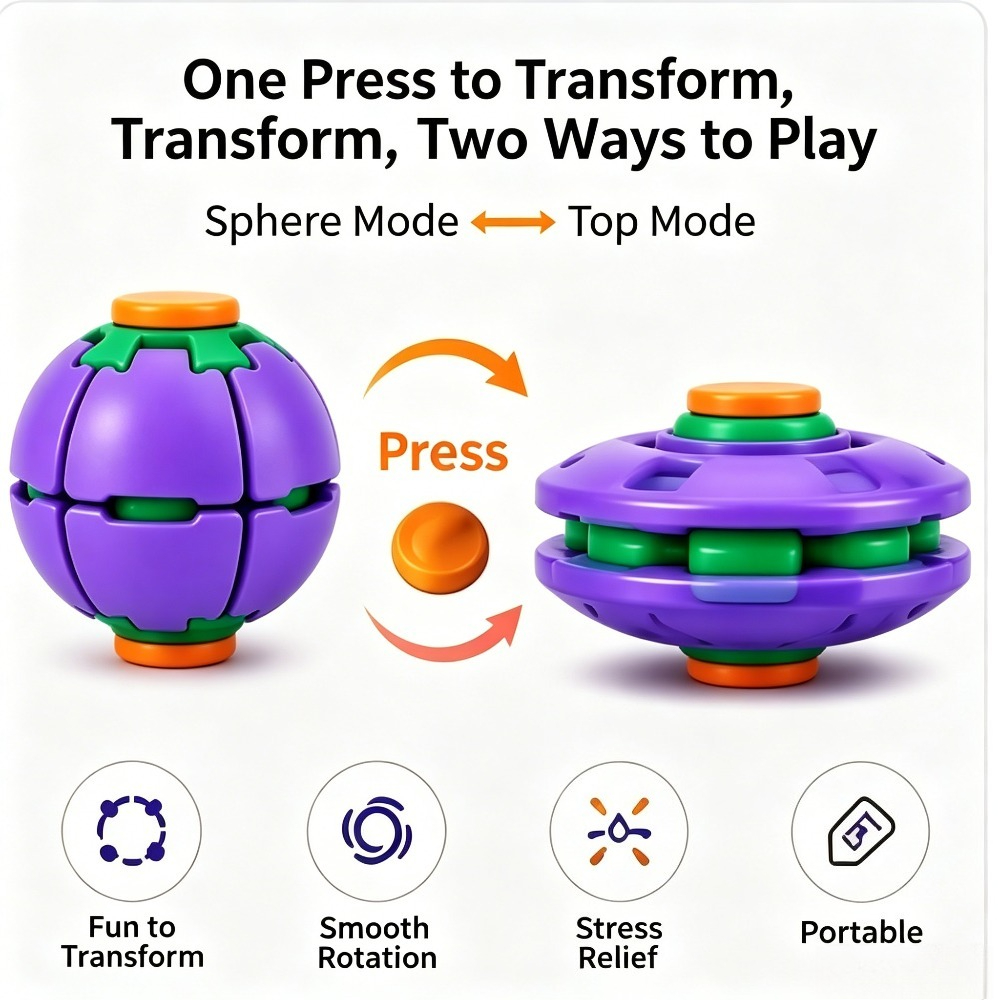 Bola Giratória Transformável A - Fidget Spinner Bearing avaliação e preço