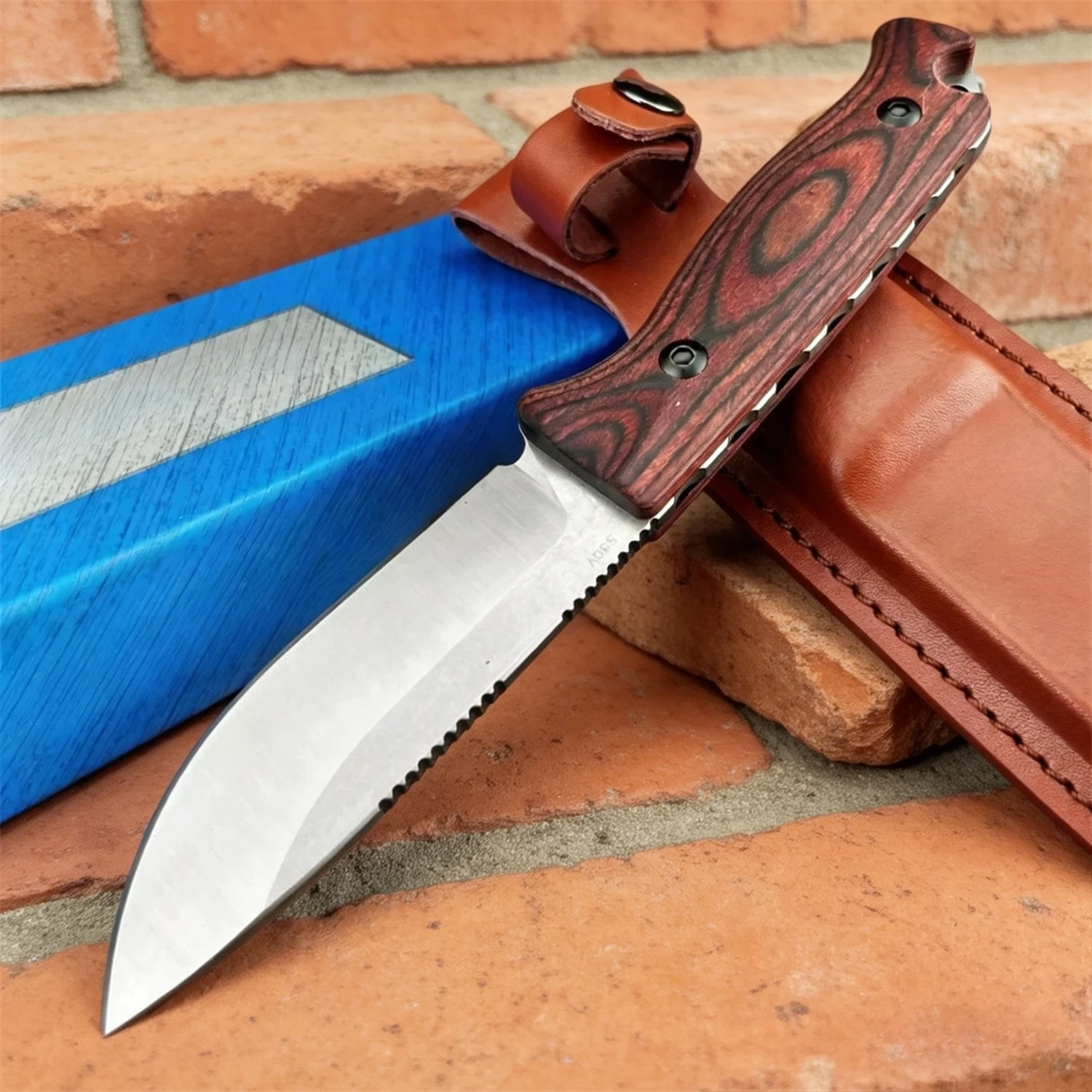 Faca Reta de Lâmina Fixa Full  - Edc Carry For Men avaliação e preço