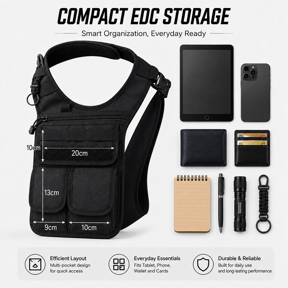 Bolsa Tática Oculta para Ferra - Edc Daily Carry avaliação e preço