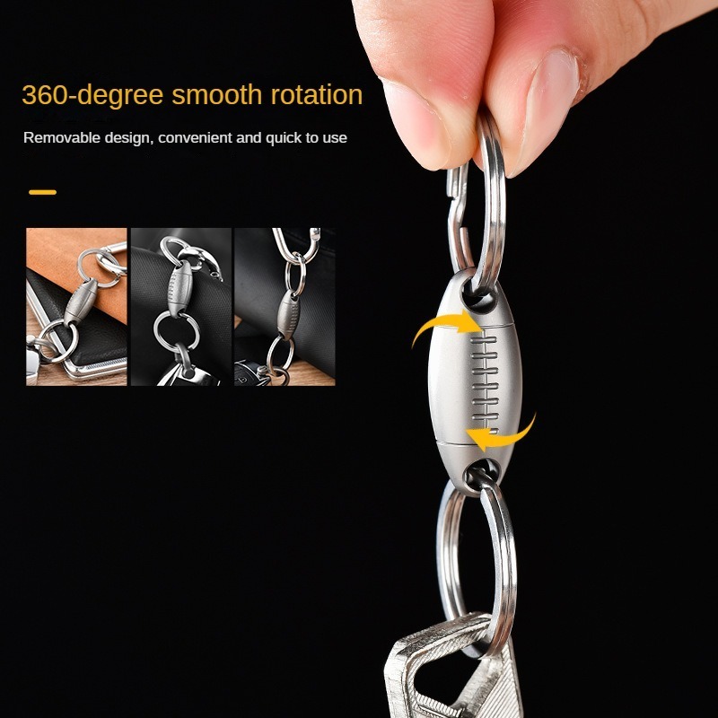 Chaveiro em Forma de Rugby de  - Edc Carry Accessories avaliação e preço