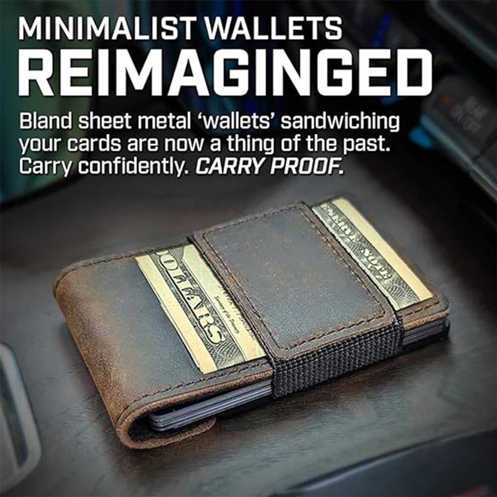 Carteira Masculina OUIO Minima - Money Clip Magnetic avaliação e preço