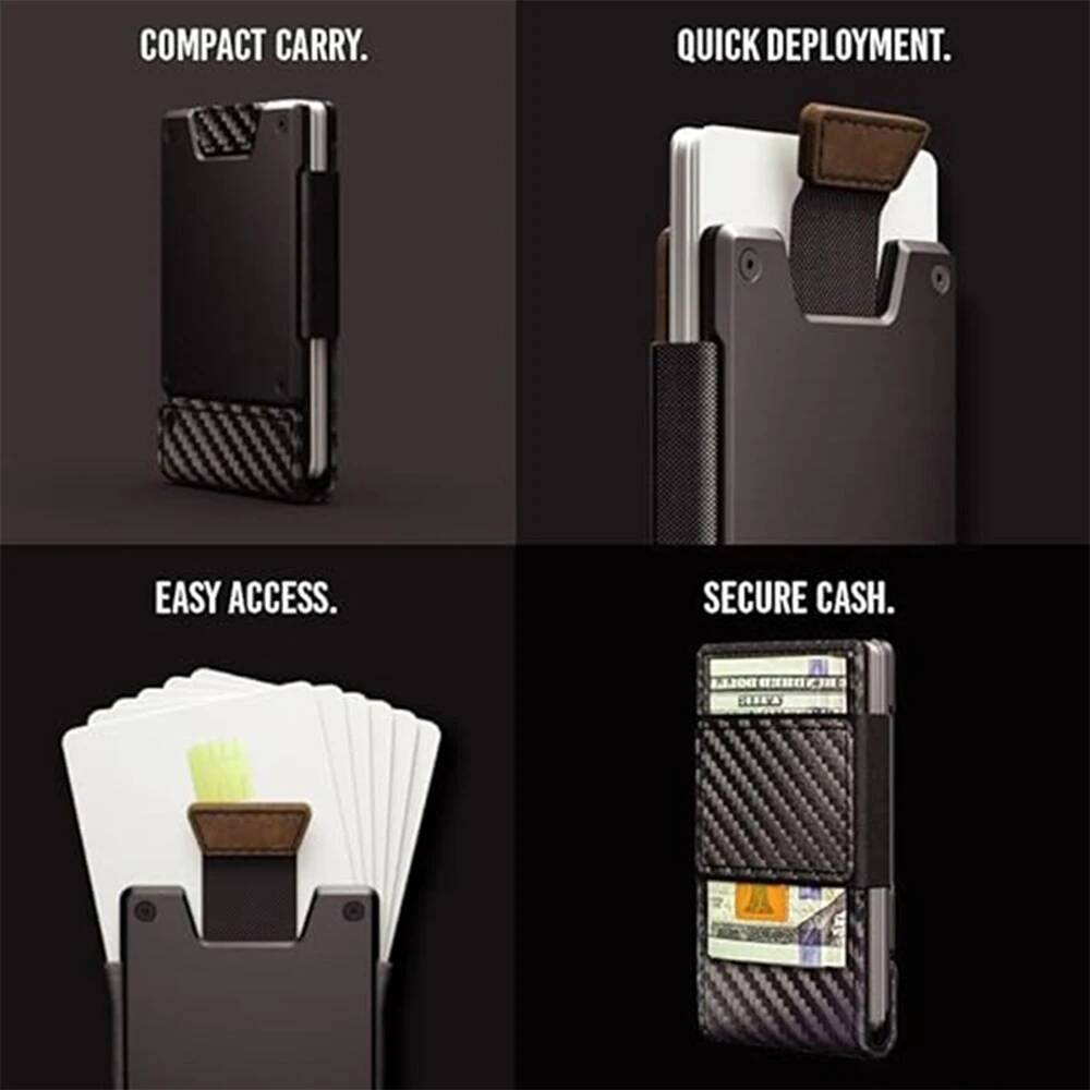 Carteira Masculina OUIO Minima - Money Clip Magnetic avaliação e preço