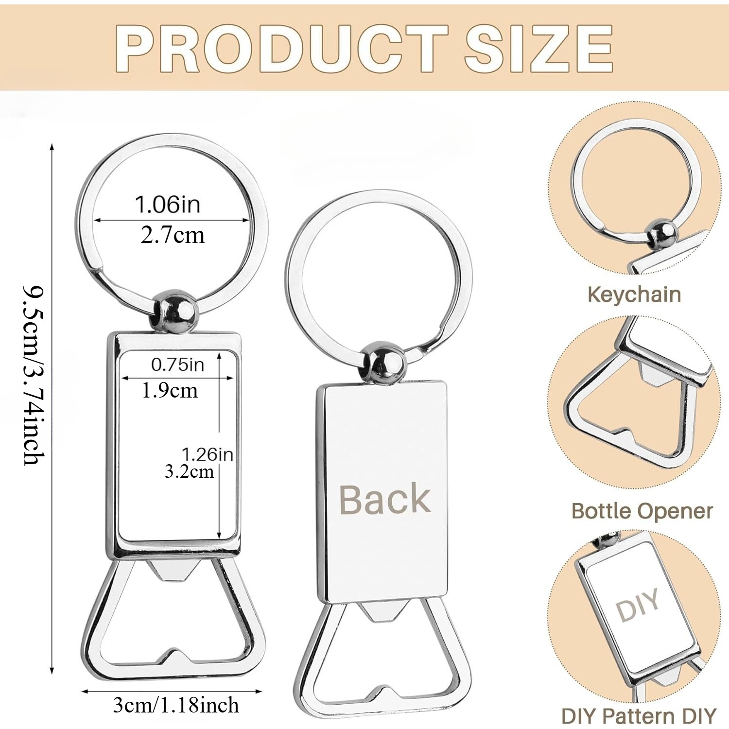 10 peças abridor de garrafa de - Bottle Opener Keyring avaliação e preço