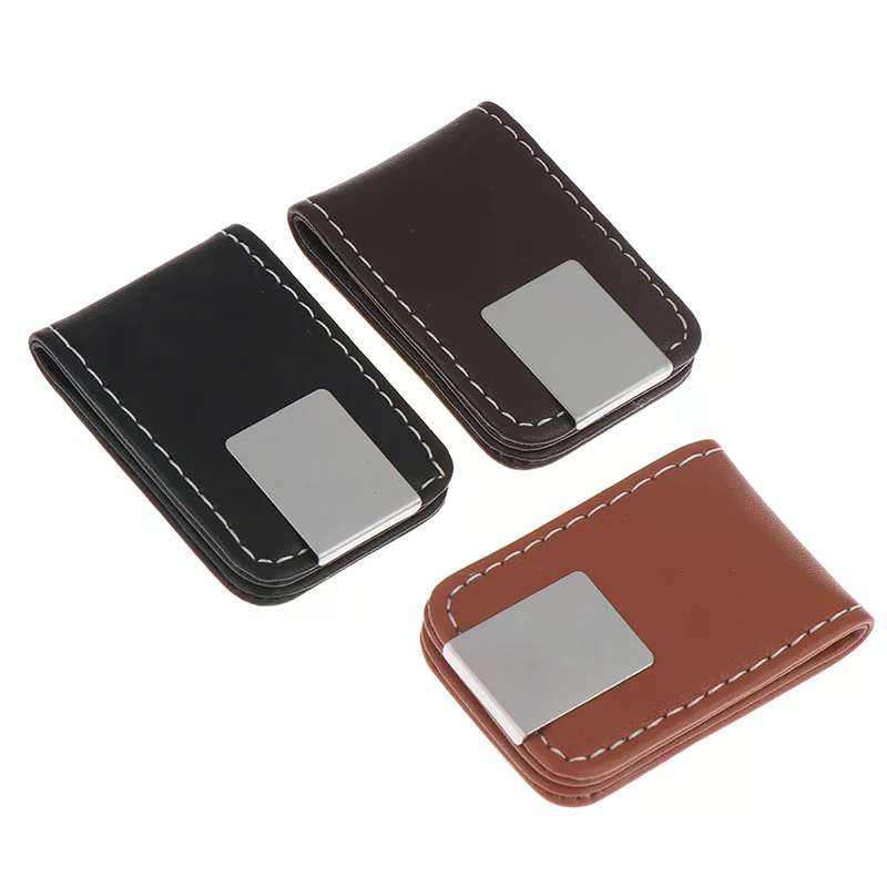1pc couro do plutônio forte ma - Money Clip Magnetic avaliação e preço