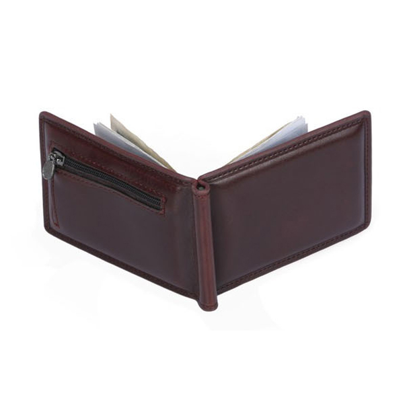 Mini carteira de couro masculi - Money Clip Magnetic avaliação e preço