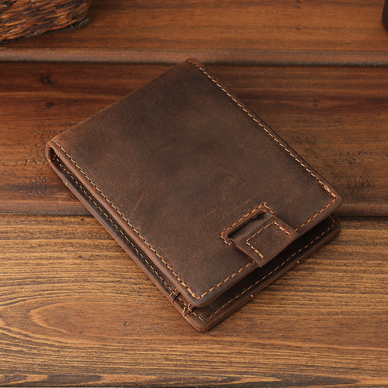 Carteira de couro genuíno para - Money Clip Magnetic avaliação e preço